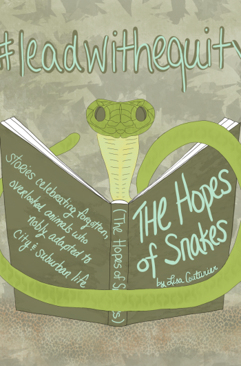 Urban Green Snake Reading Animal Equity Book